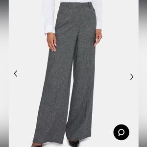 Theory wide leg herringbone trousers size 4